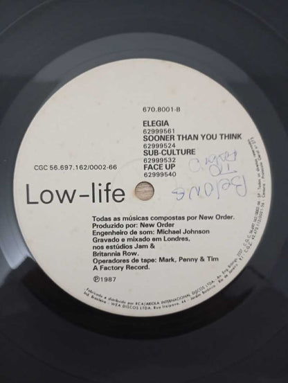 Lp Vinil New Order Low-life Com Encarte