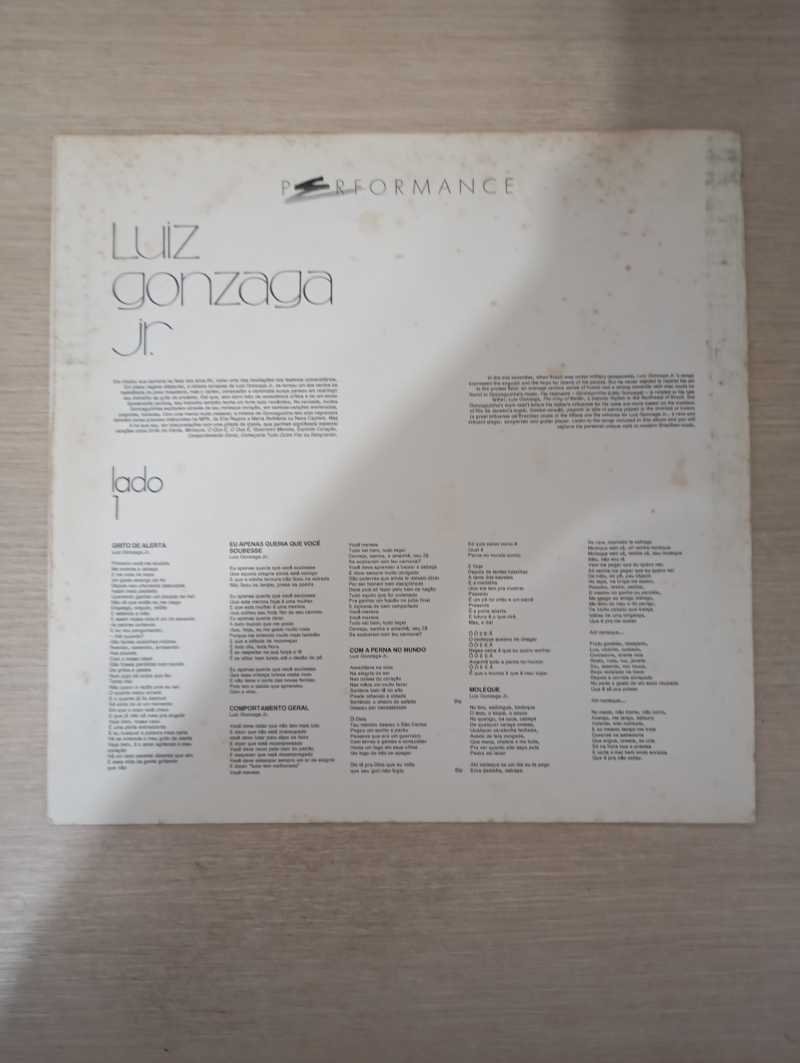 Lp Vinil Gonzaguinha Performance Com Encarte