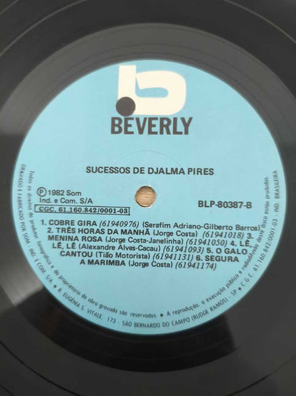 Lp Vinil Djalma Pires Os Sucessos de