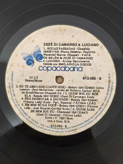 Lp Vinil Zezé Di Camargo & Luciano 1991