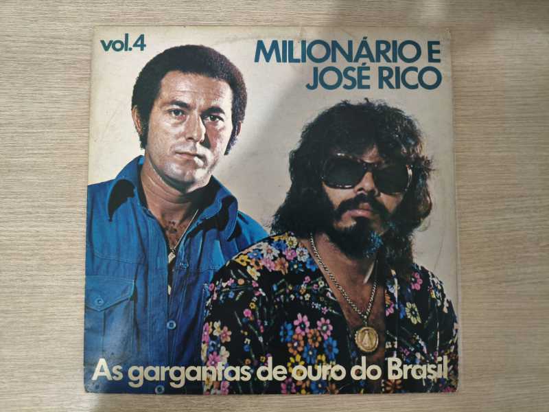 Lp Vinil Milionário & José Rico Gargantas Ouro Brasil 4