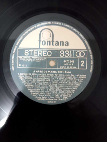 Lp Vinil Maria Bethânia A Arte De Maria Bethânia Duplo