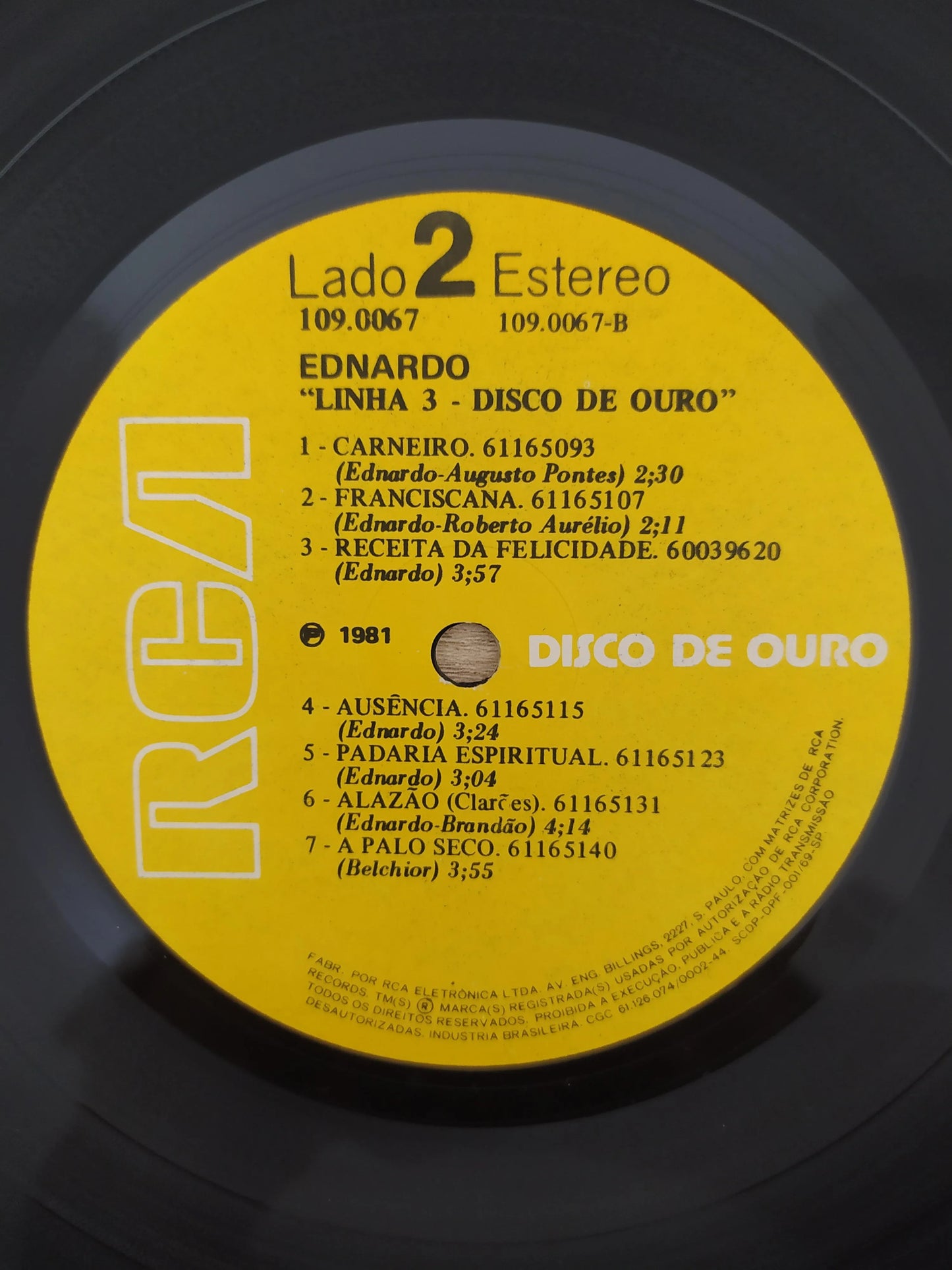 Lp Vinil Ednardo Linha 3