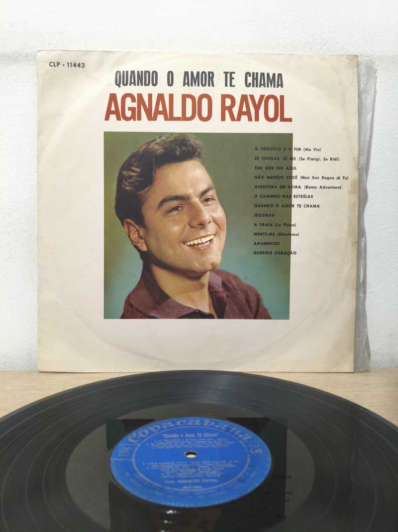 Lp Vinil Agnaldo Rayol Quando O Amor Te Chama