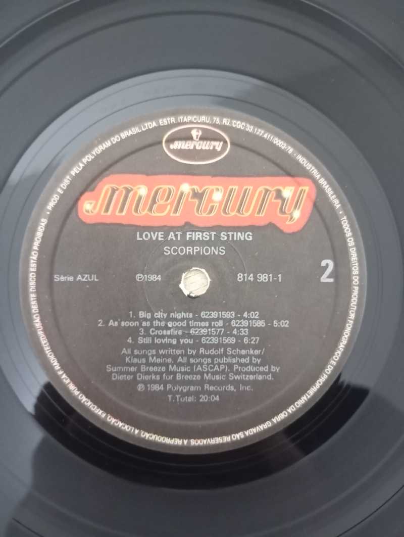 Lp Vinil Scorpions Love At First Sting Com Encarte