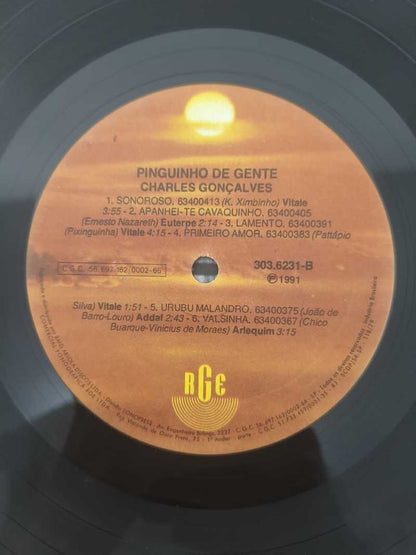 Lp Vinil Charles Gonçalves Pinguinho de Gente Com Encarte
