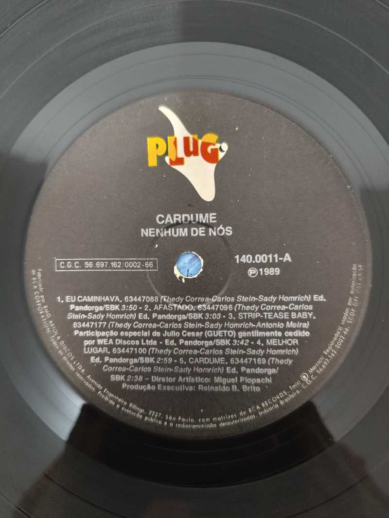 Lp Vinil Nenhum De Nós Cardume Com Encarte