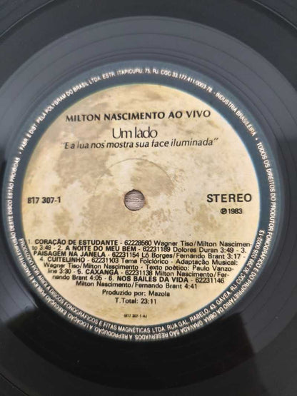 Lp Vinil Milton Nascimento Ao Vivo Capa Dupla