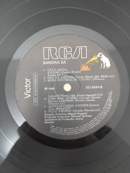 Lp Vinil Sandra De Sá Retratos e Canções 1986