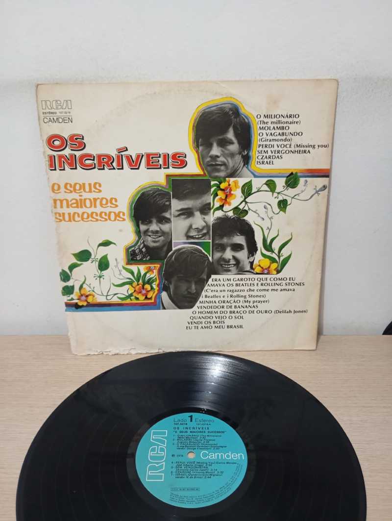 Lp Vinil Os Incríveis E Seus Maiores Sucessos