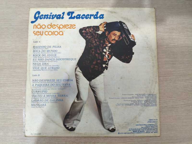 Lp Vinil Genival Lacerda Não Despreze Seu Coroa