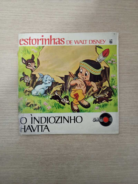 Compacto Vinil Estorinhas de Walt Disney O Índiozinho