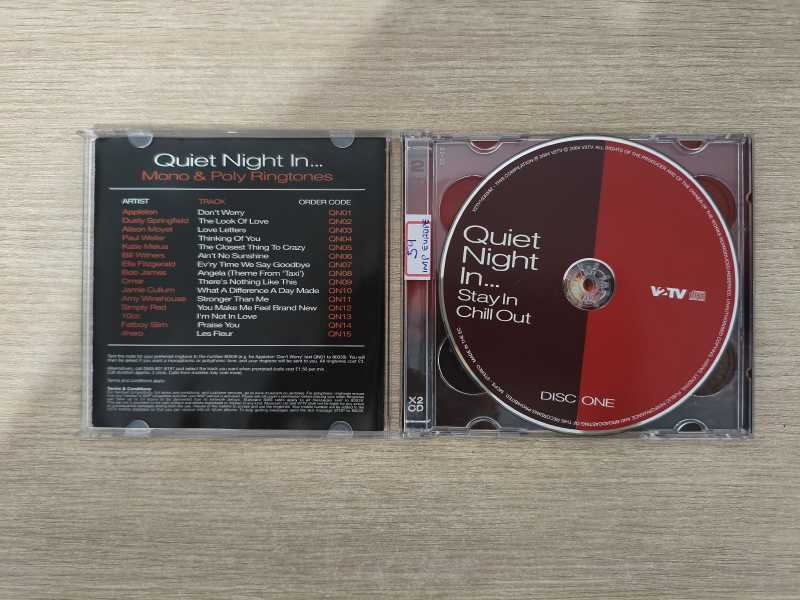 CD Quiet Night In Stay In Chill Out Duplo Importado