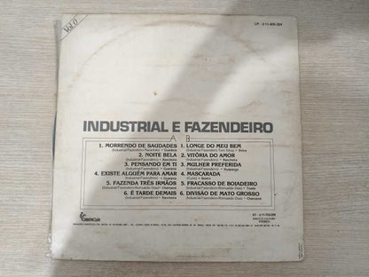 Lp Vinil Industrial E Fazendeiro Vitória do Amor
