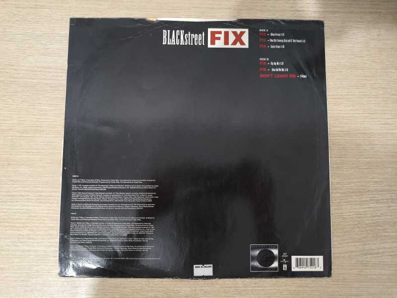 Lp Vinil Blackstreet Fix Importado