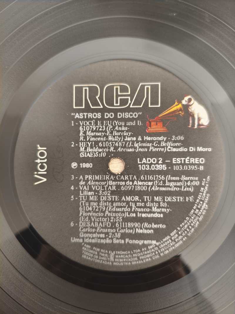 Lp Vinil Astros do Disco