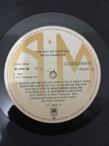 Lp Vinil Peter Frampton The Art Of Control Com Encarte