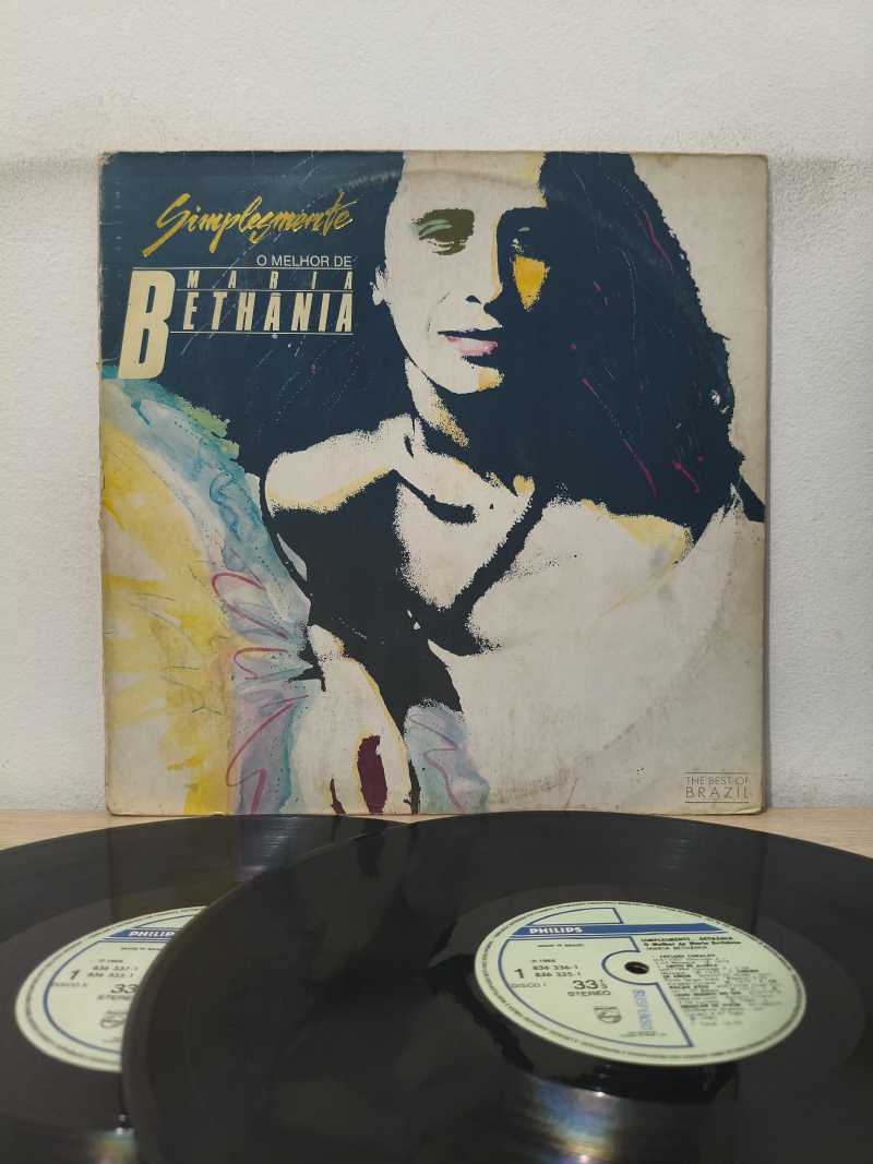 Lp Vinil Maria Bethânia Simplesmente O Melhor de Duplo