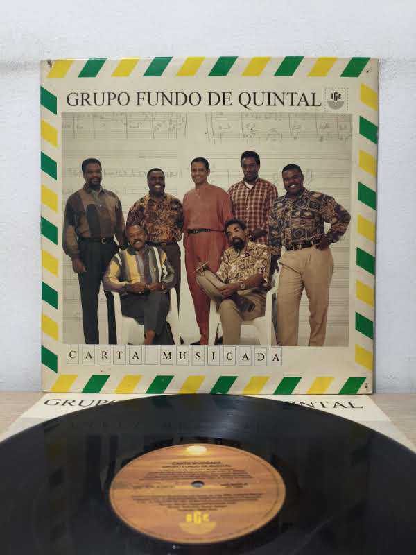 Lp Vinil Fundo De Quintal Carta Musicada Com Encarte, Leia