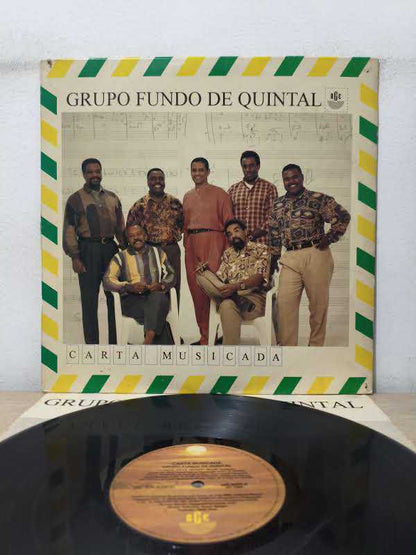 Lp Vinil Fundo De Quintal Carta Musicada Com Encarte, Leia
