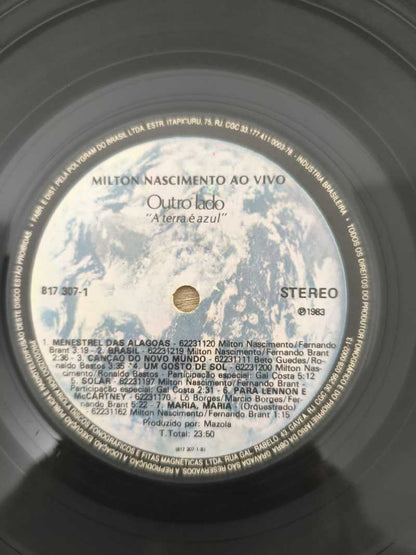 Lp Vinil Milton Nascimento Ao Vivo Capa Dupla Com Encarte