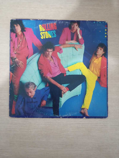 Lp Vinil The Rolling Stones Dirty Work Com Encarte