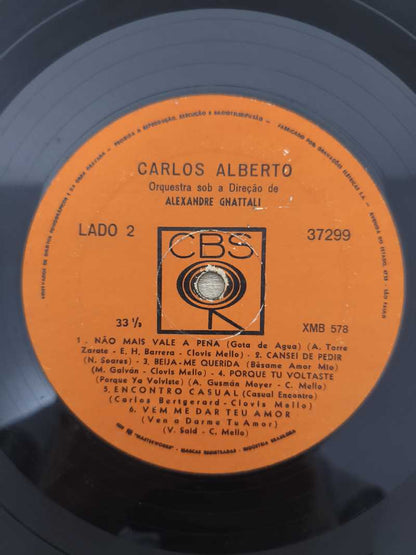Lp Vinil Carlos Alberto O Grande Intérprete