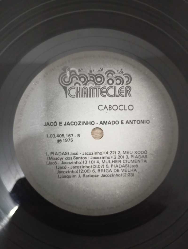Lp Vinil Jaco e Jacozinho Amado e Antonio