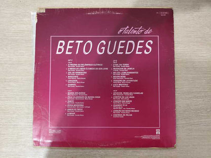 Lp Vinil Beto Guedes O Talento de Duplo Com Encarte