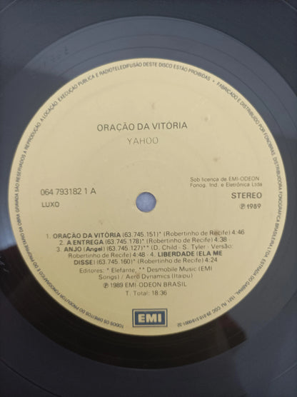 Lp Vinil Yahoo Oração Da Vitória Com Encarte