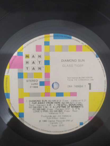 Lp Vinil Glass Tiger Diamond Sun Com Encarte