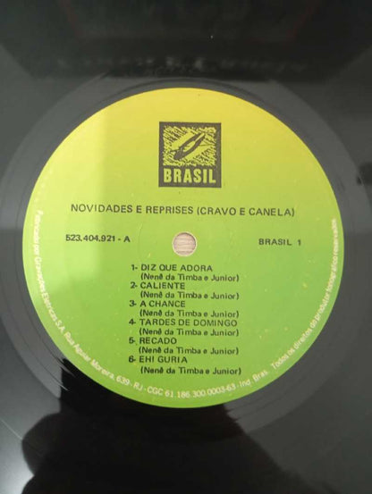 Lp Vinil Grupo Cravo E Canela Novidades E Reprises
