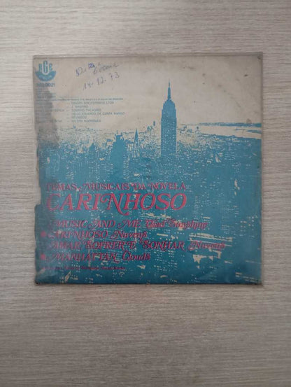Compacto Vinil Temas Musicais da Novela Carinhoso