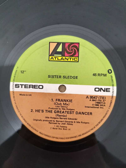 Lp Vinil Sister Sledge Frankie Club Mix + Dub Mix Importado