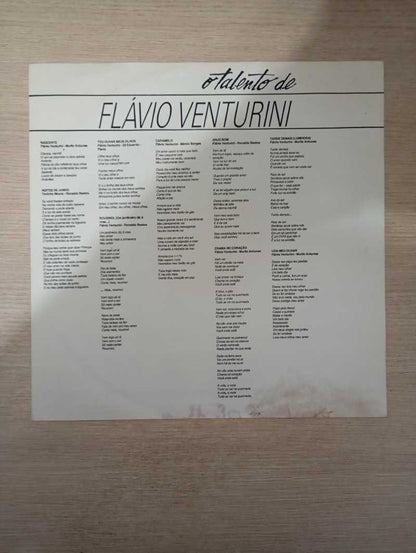 Lp Vinil Flávio Venturini O Talento De Duplo Com Encarte