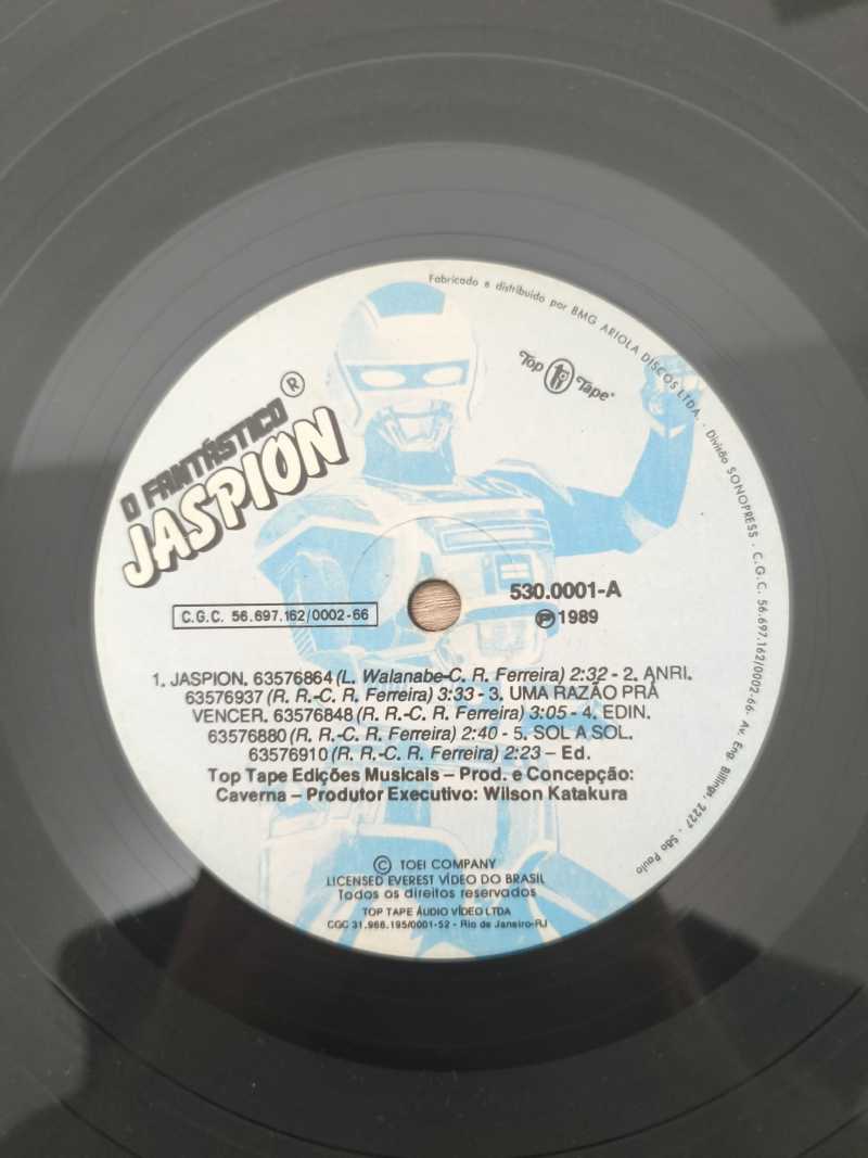 Lp Vinil O Fantástico Jaspion