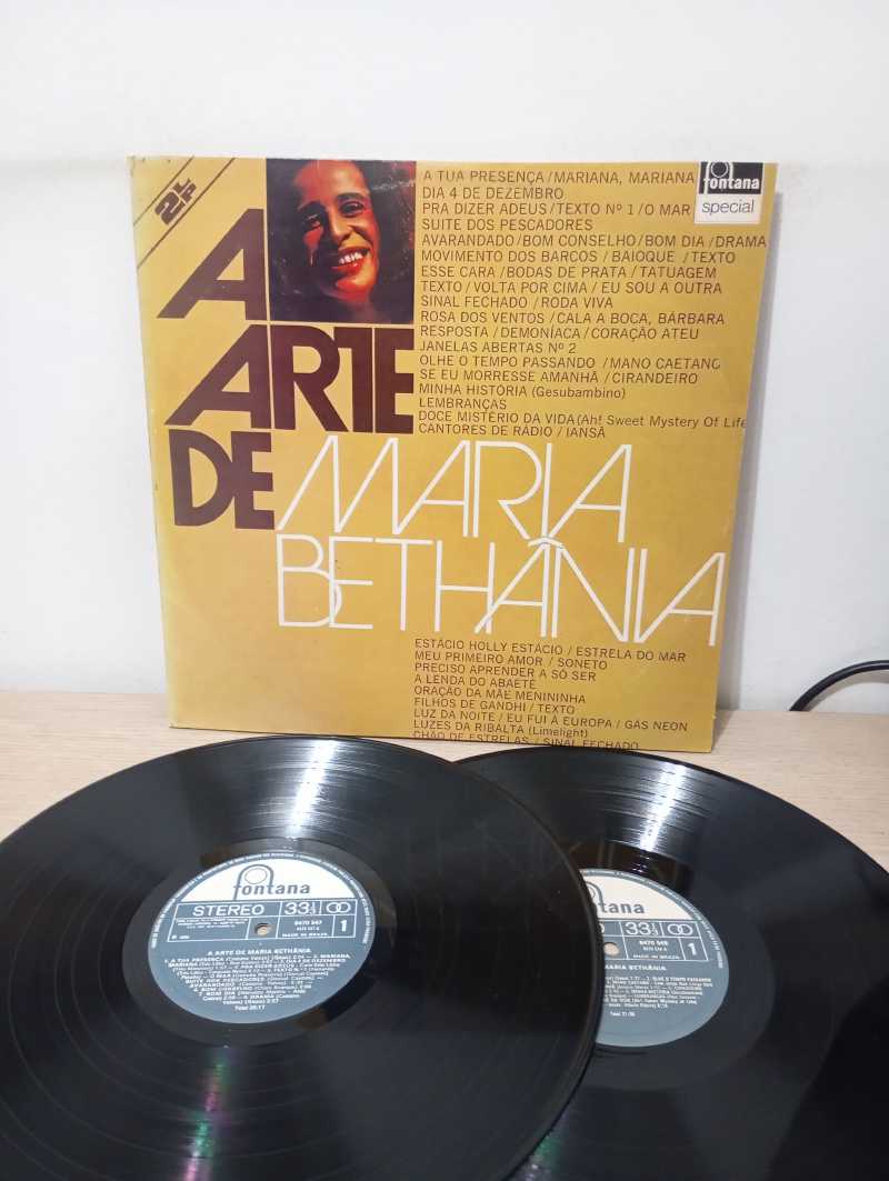 Lp Vinil Maria Bethânia A Arte De Maria Bethânia Duplo