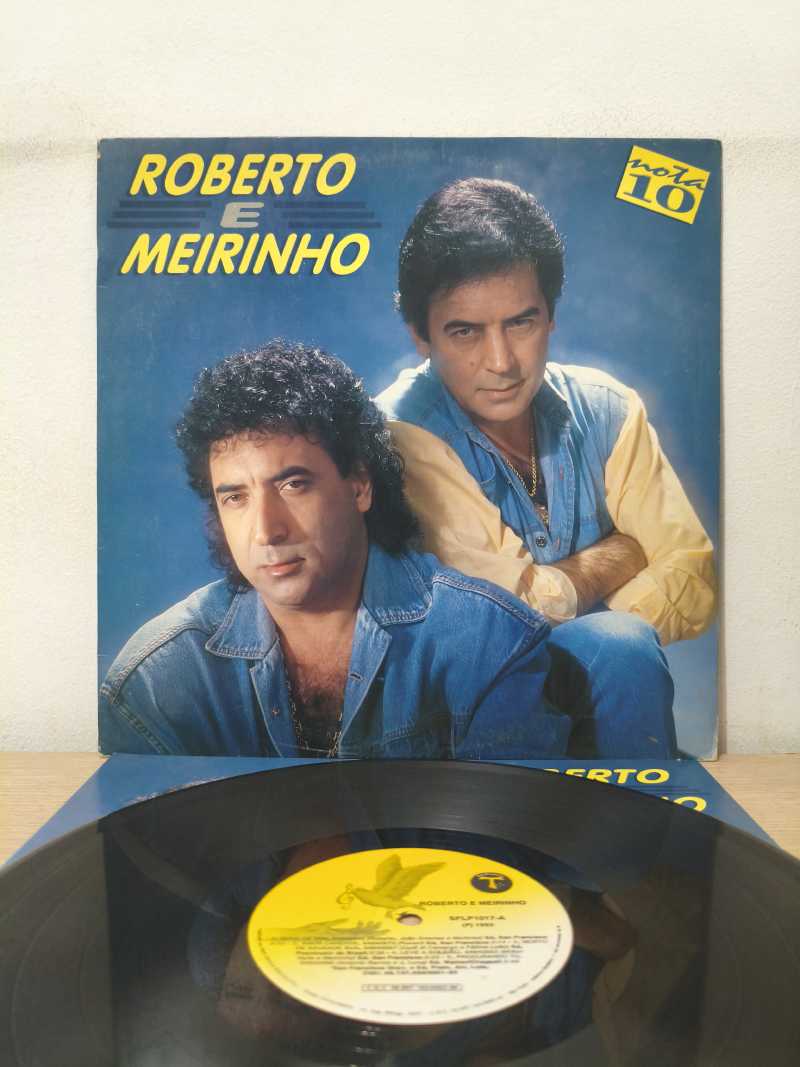 Lp Vinil Roberto E Meirinho Nota 10 Com Encarte