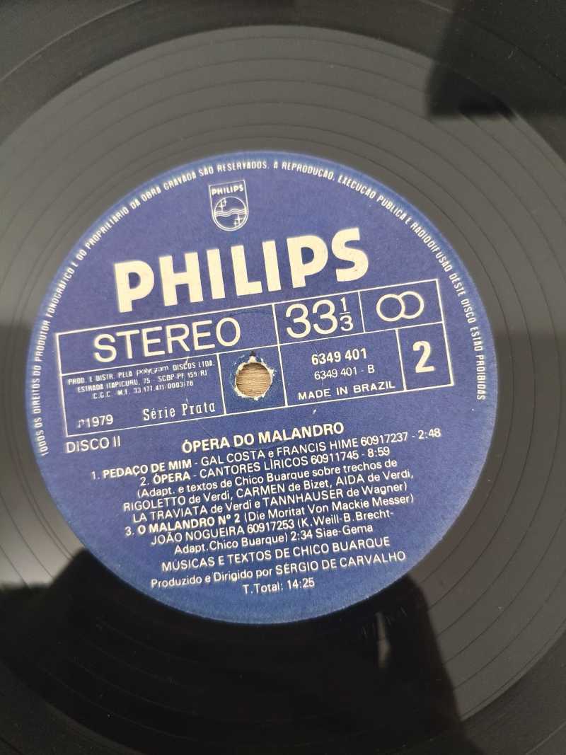 Lp Vinil Chico Buarque Ópera Do Malandro Duplo Com Encarte