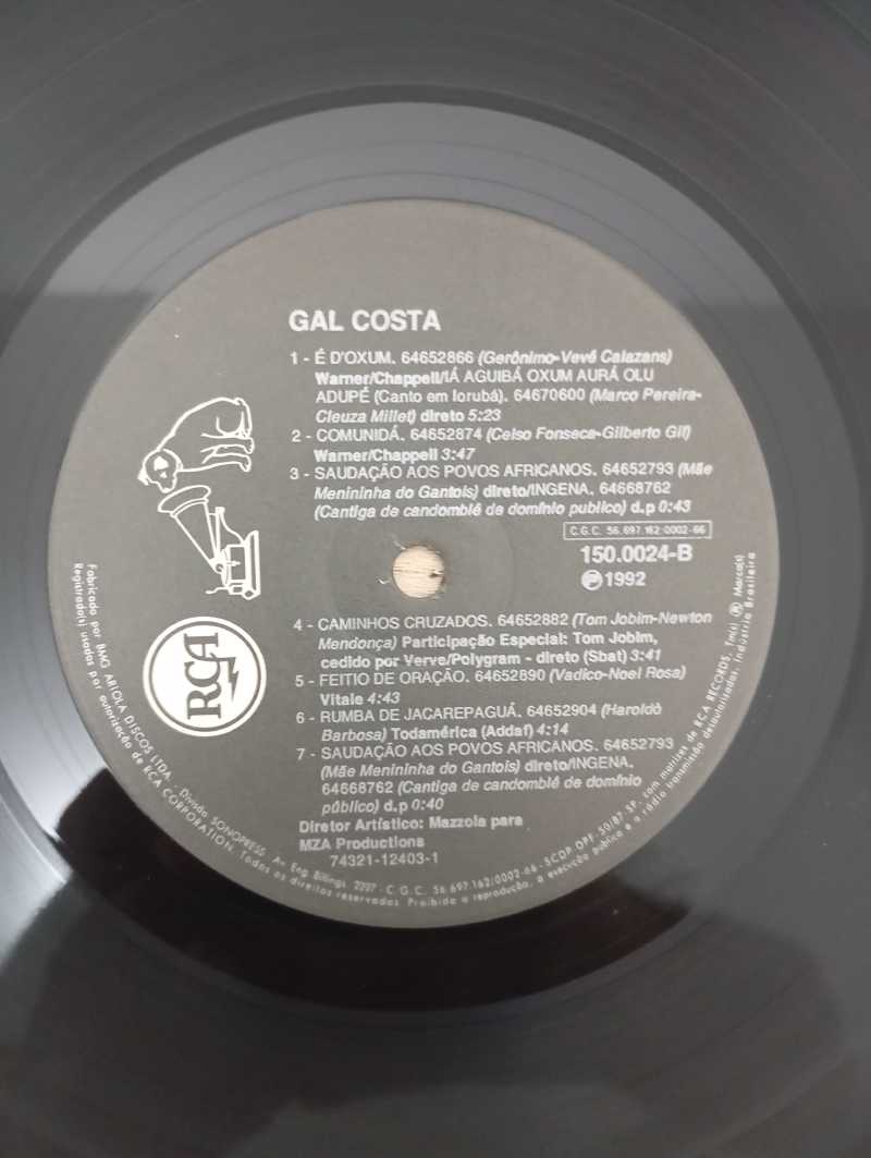 Lp Vinil Gal Costa 1992