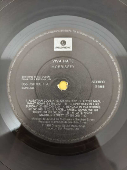 Lp Vinil Morrissey Viva Hate Com Encarte