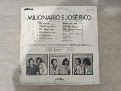 Lp Vinil Milionário & José Rico As gargantas de ouro do Br