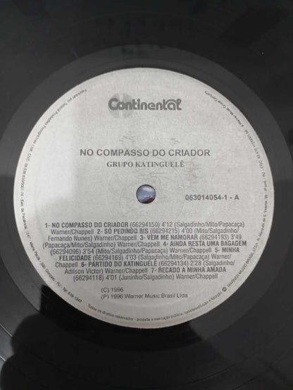 Lp Vinil Katinguelê No Compasso do Criador Com Encarte