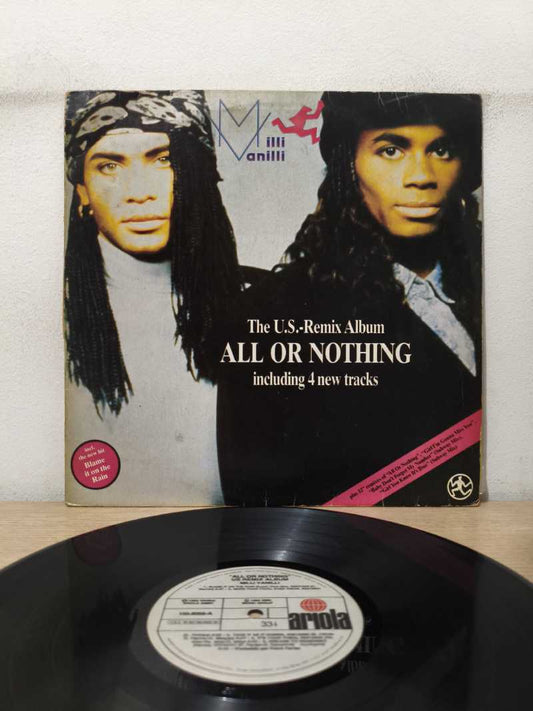 Lp Vinil Milli Vanilli All Or Nothing US Remix Album