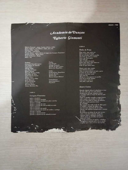 Lp Vinil Egberto Gismonti Academia Danças C Encarte, Leia