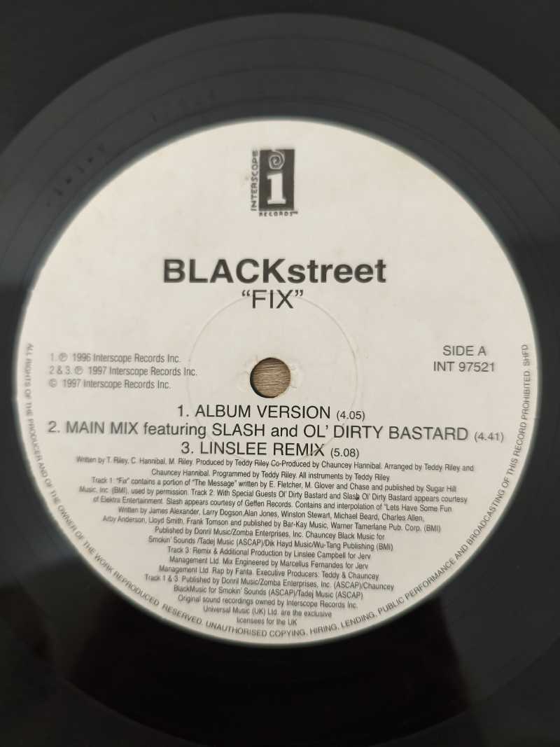 Lp Vinil Blackstreet Fix Importado