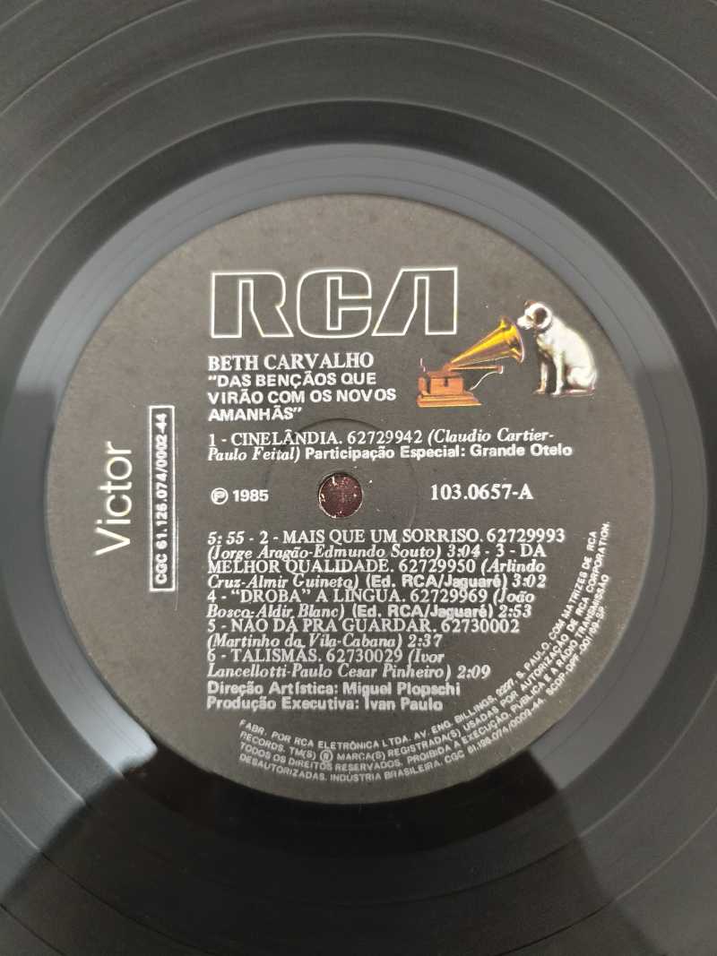 Lp Vinil Beth Carvalho Bênçãos Virão Amanhãs C/ Encarte