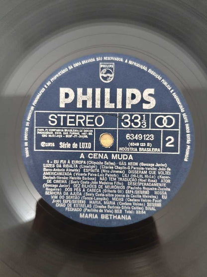 Lp Vinil Maria Bethânia A Cena Muda Capa Dupla