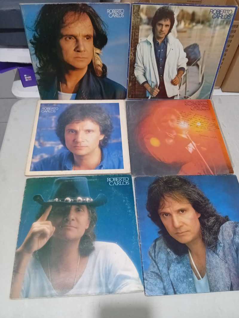 Lp Vinil Lote 6 Unidades Roberto Carlos