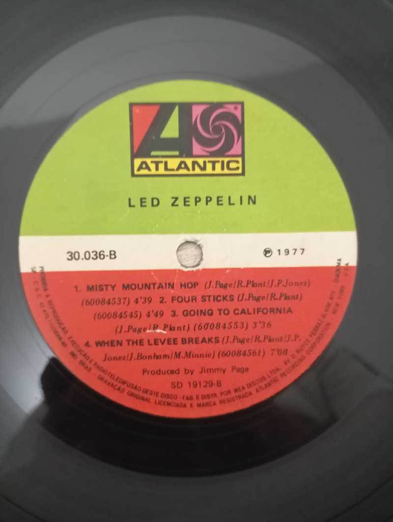 Lp Vinil Led Zeppelin IV Capa Dupla Com Encarte
